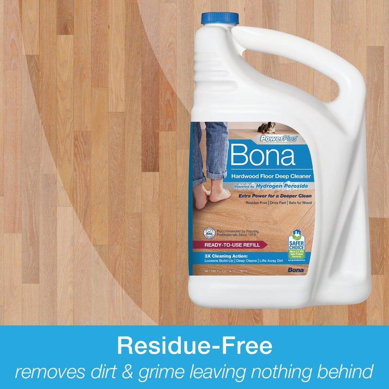 Bona PowerPlus 128 Oz. Ready-To-Use Hardwood Floor Cleaner Refill