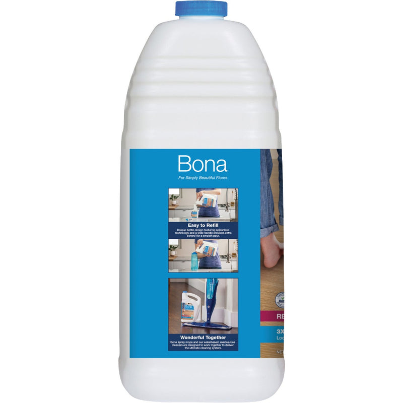 Bona PowerPlus 128 Oz. Ready-To-Use Hardwood Floor Cleaner Refill