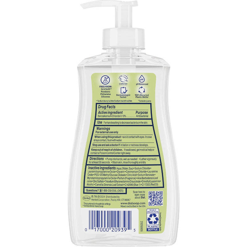 Dial Antibacterial Defense 11 Oz. White Tea & Vitamin Liquid Hand Soap