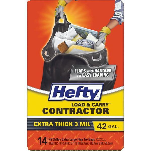 Hefty 42 Gal. Load & Carry Contractor Bags (14 Count)