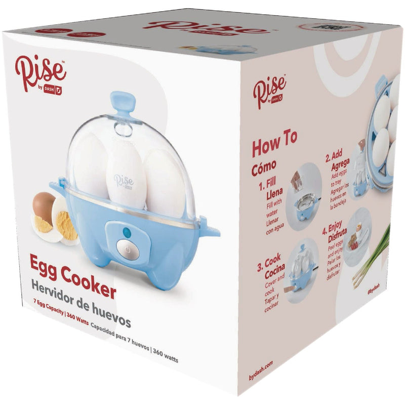 Rise By Dash Light Blue Egg Cooker