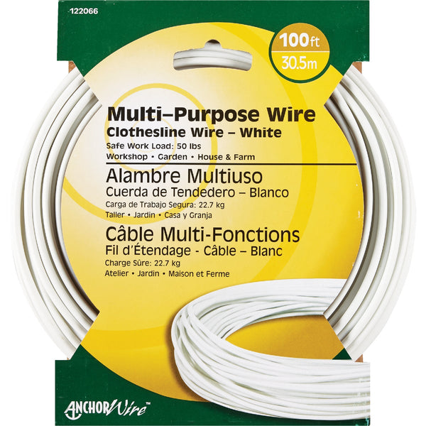 HILLMAN ANCHOR WIRE 100 Ft. #5 Multi-Purpose Clothesline