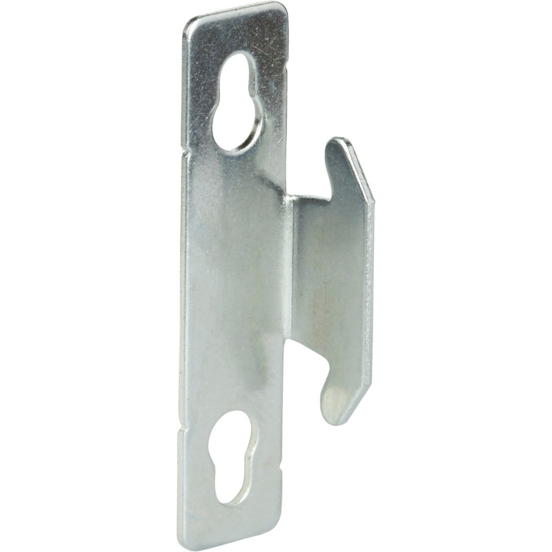 Kenney Single Silver Curtain Rod Bracket (2-Pack)