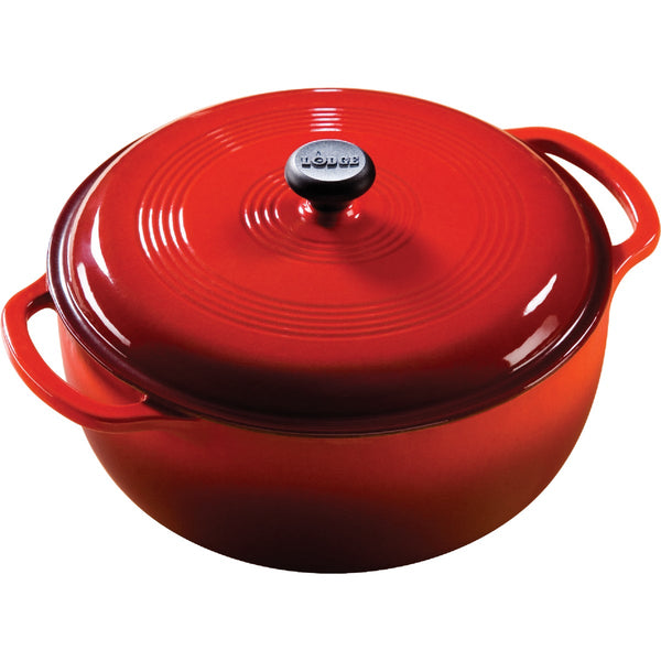 Lodge 6 Qt. Dutch Oven, Red