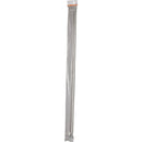 Kenney 48 In. To 86 In. 1 In. Single Curtain Rod, White