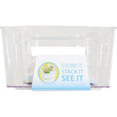 Dial Industries Clear-ly Organized Kitchen Bin w/Dividers