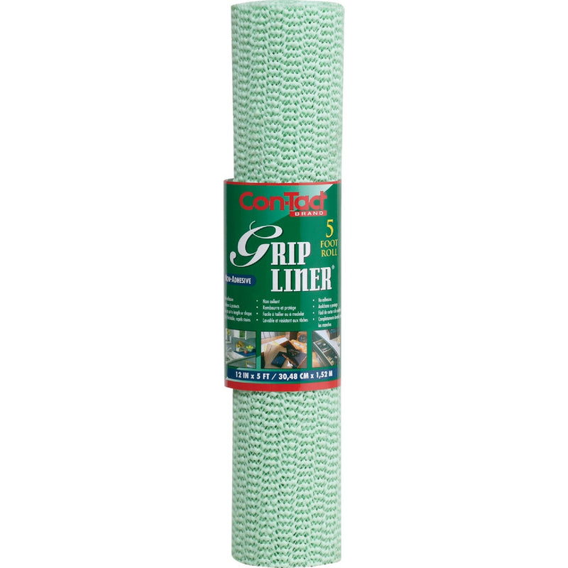 Con-Tact 12 In. x 5 Ft. Sage Beaded Grip Non-Adhesive Shelf Liner