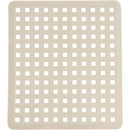 iDesign Euro 11 In. x 12.5 In. Beige Plastic Sink Mat