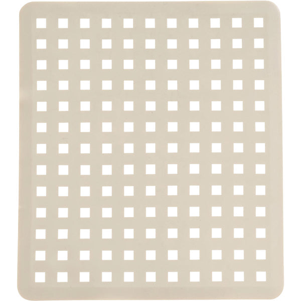 iDesign Euro 11 In. x 12.5 In. Beige Plastic Sink Mat