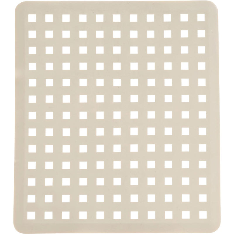 iDesign Euro 11 In. x 12.5 In. Beige Plastic Sink Mat