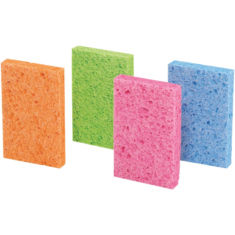 Scotch-Brite Ocelo Handy Sponge, Assorted Colors (4-Pack)