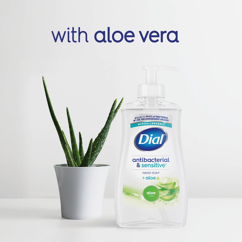 Dial Antibacterial Defense 11 Oz. Aloe Liquid Hand Soap