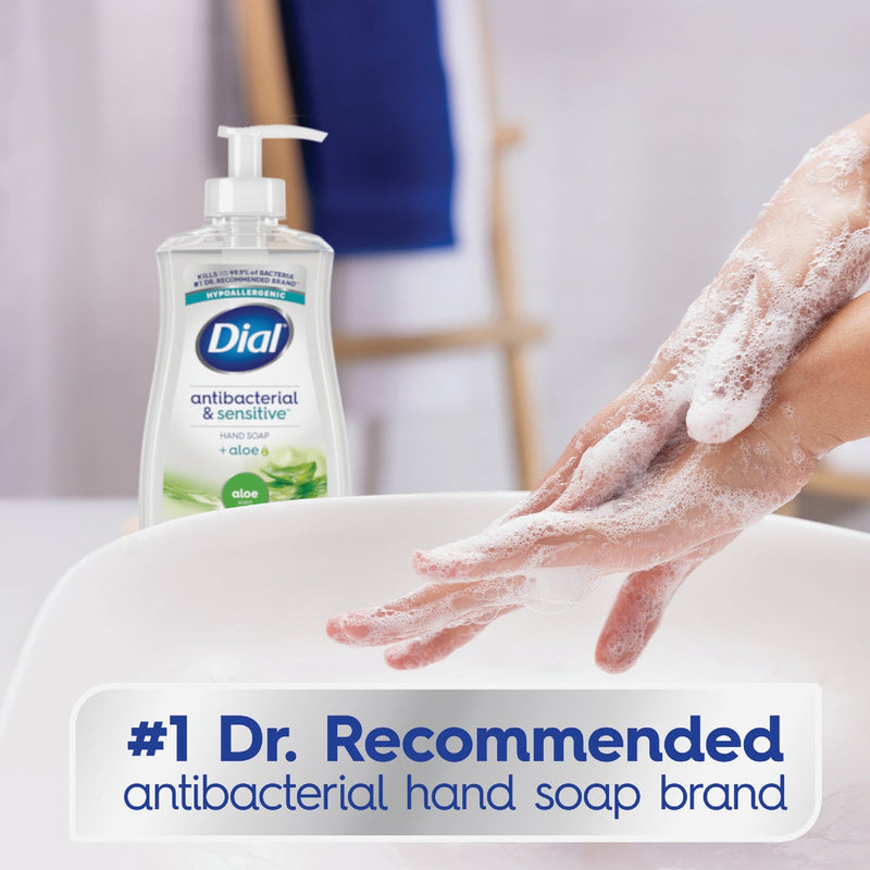 Dial Antibacterial Defense 11 Oz. Aloe Liquid Hand Soap