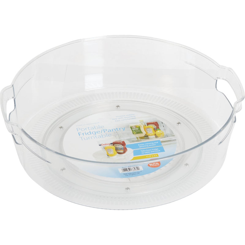 Dial Industries Clear-ly Organized 11.5 In. Dia. Clear Plastic Turntable