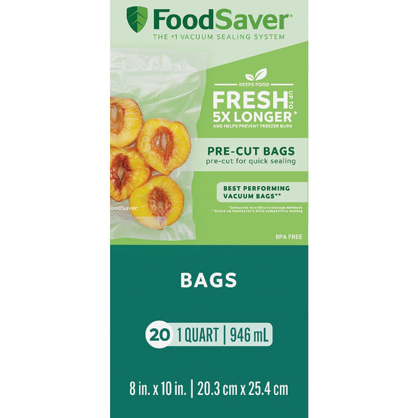 FoodSaver 1 Qt. Freezer Bag (20-Count)