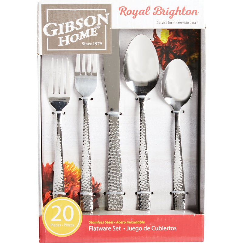 Gibson Home Royal Brighton Mirror Polished Flatware Set (20-Piece)