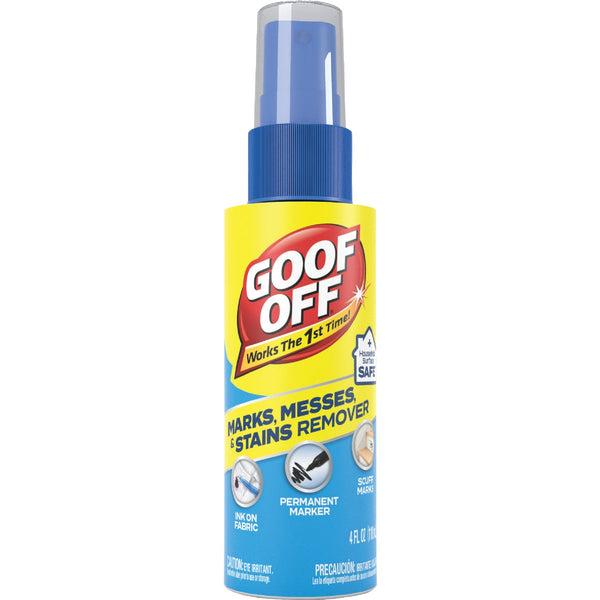 Goof Off 4 Oz. Household Heavy Duty Remover For Spots, Stains, Marks, & Messes