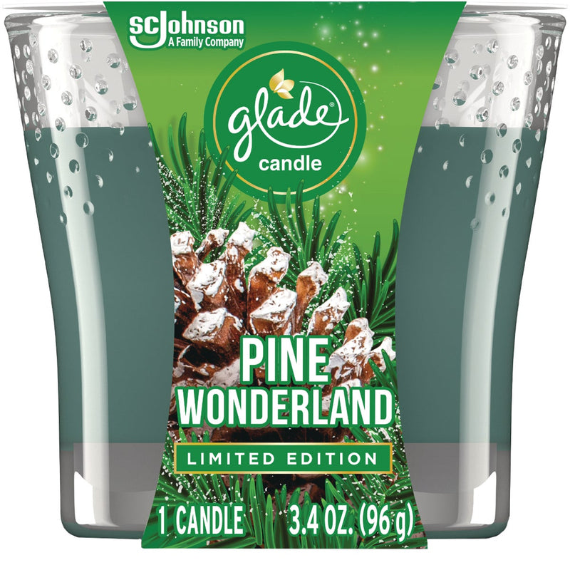 Glade 3.4 Oz. Pine Wonderland Candle
