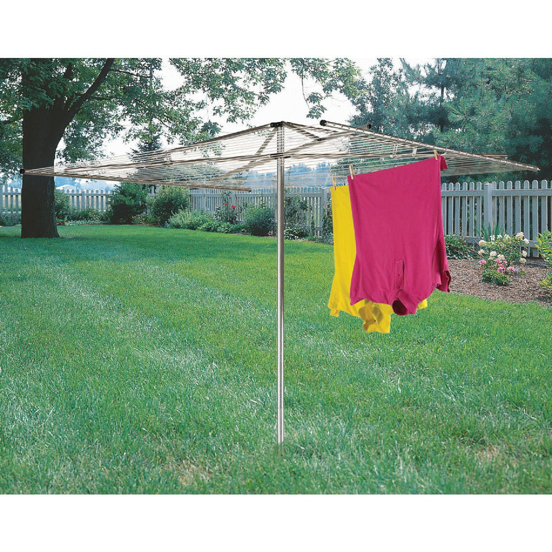 Household Essentials Sunline 72 In. x 72 In. 210 Ft. Drying Area Umbrella Style Clothes Dryer