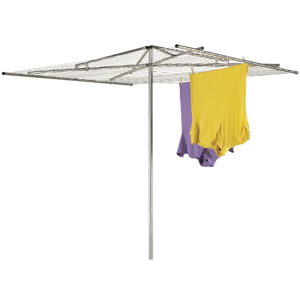 Household Essentials Sunline 72 In. 72 In. 180 Ft. Drying Area Umbrella Style Clothes Dryer