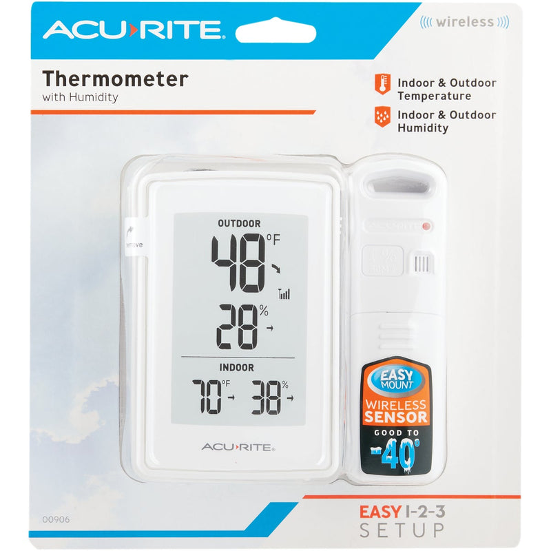 Acurite Digital Weather Station With Indoor & Outdoor Temperature & Humidity