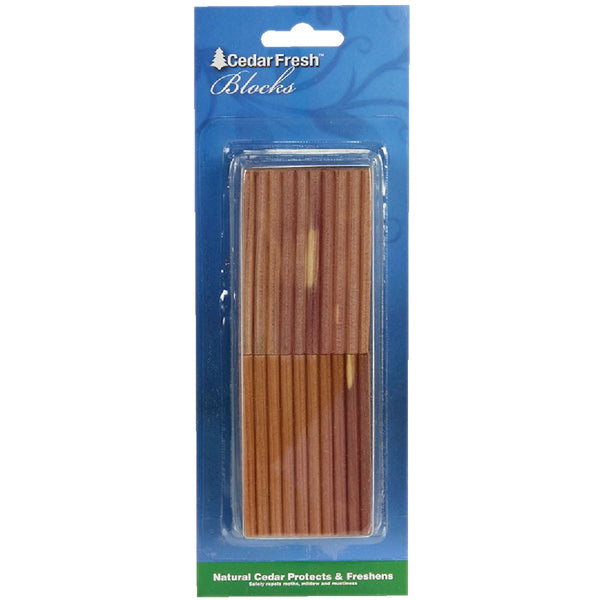 Cedar Fresh Cedar Wood 2 In. W. x 0.275 In. H. x 0.5 In. D. Cedar Blocks (4-Pack)