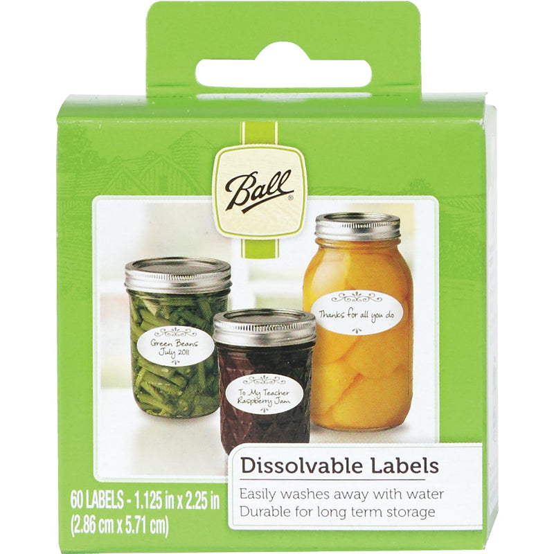 Ball Dissolvable Jar Label (60-Pack)