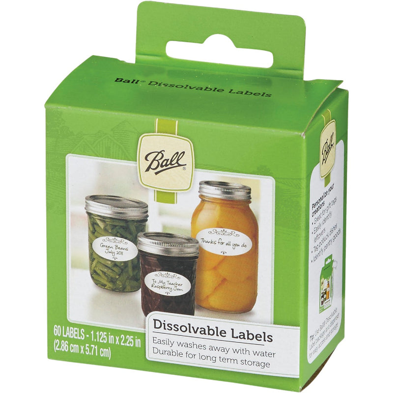 Ball Dissolvable Jar Label (60-Pack)