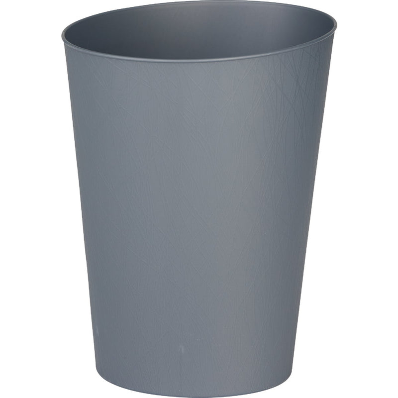 Hefty 2.3 Gal. Gun Metal Wastebasket