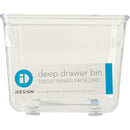 iDesign Linus 4 In. W. x 8 In. L. x 3 In. D. Clear Drawer Organizer Tray