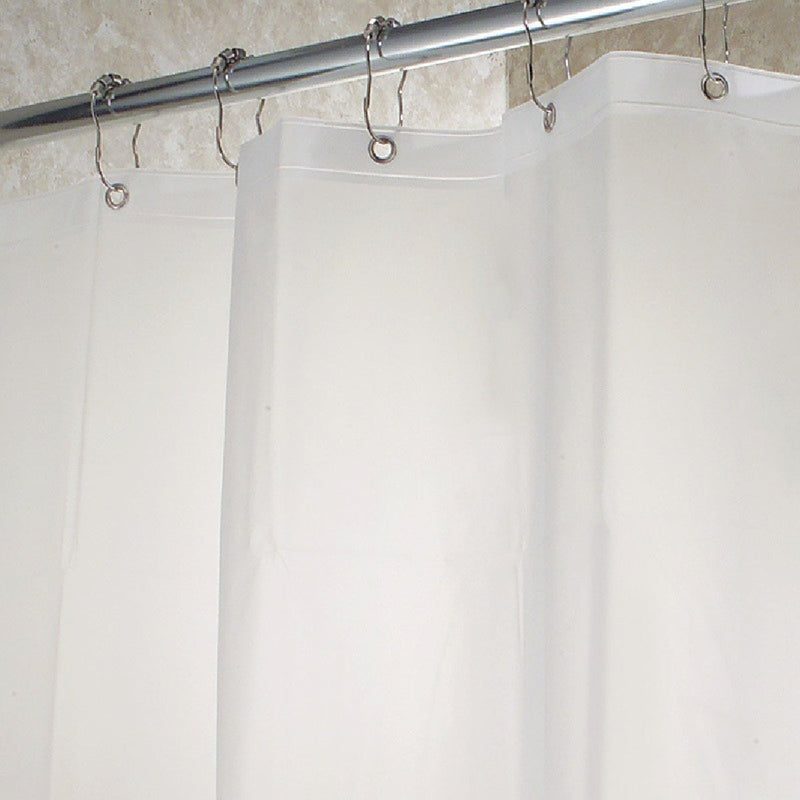 iDesign 72 In. x 72 In. Frost EVA Shower Curtain Liner