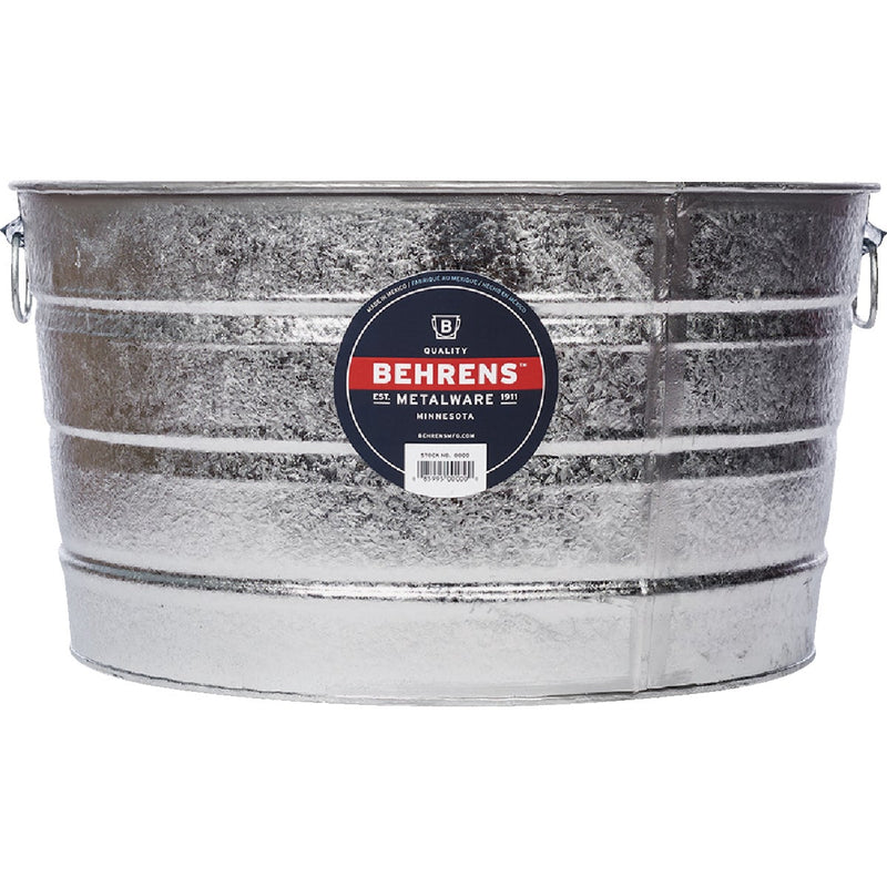 Behrens 11 Gal. Round Hot-Dipped Utility Tub