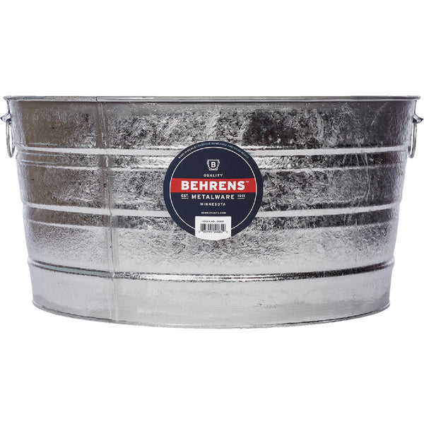 Behrens 15 Gal. Round Hot-Dipped Utility Tub