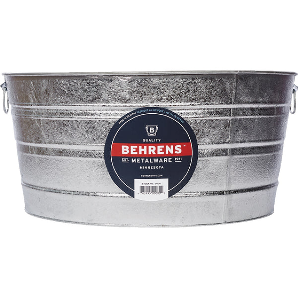 Behrens 17 Gal. Round Hot-Dipped Utility Tub
