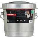 Behrens 6 Gal. Galvanized Locking Lid Trash Can with Lid