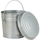 Behrens 6 Gal. Galvanized Locking Lid Trash Can with Lid