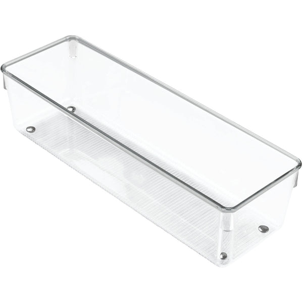 iDesign Linus 4 In. W. x 12 In. L. x 3 In. D. Clear Drawer Organizer Tray