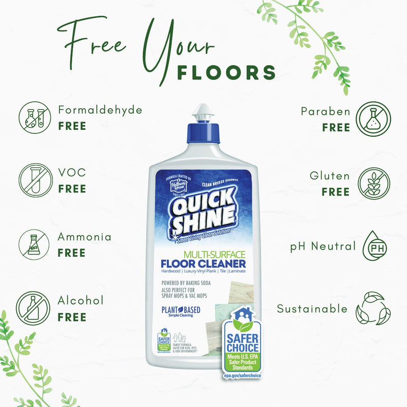 Quick Shine 27 Oz. Multi-Surface Floor Cleaner