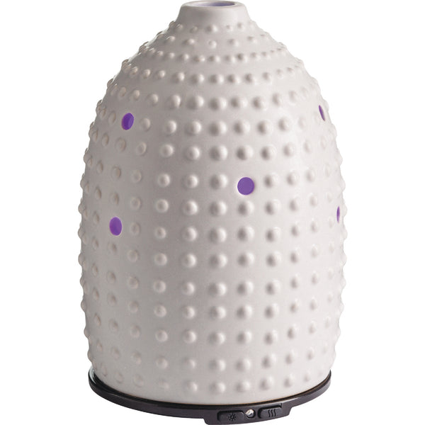 Candle Warmers Airome Ultra Sonic Essential Oil Diffuser - Gray Hobnail