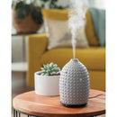 Candle Warmers Airome Ultra Sonic Essential Oil Diffuser - Gray Hobnail