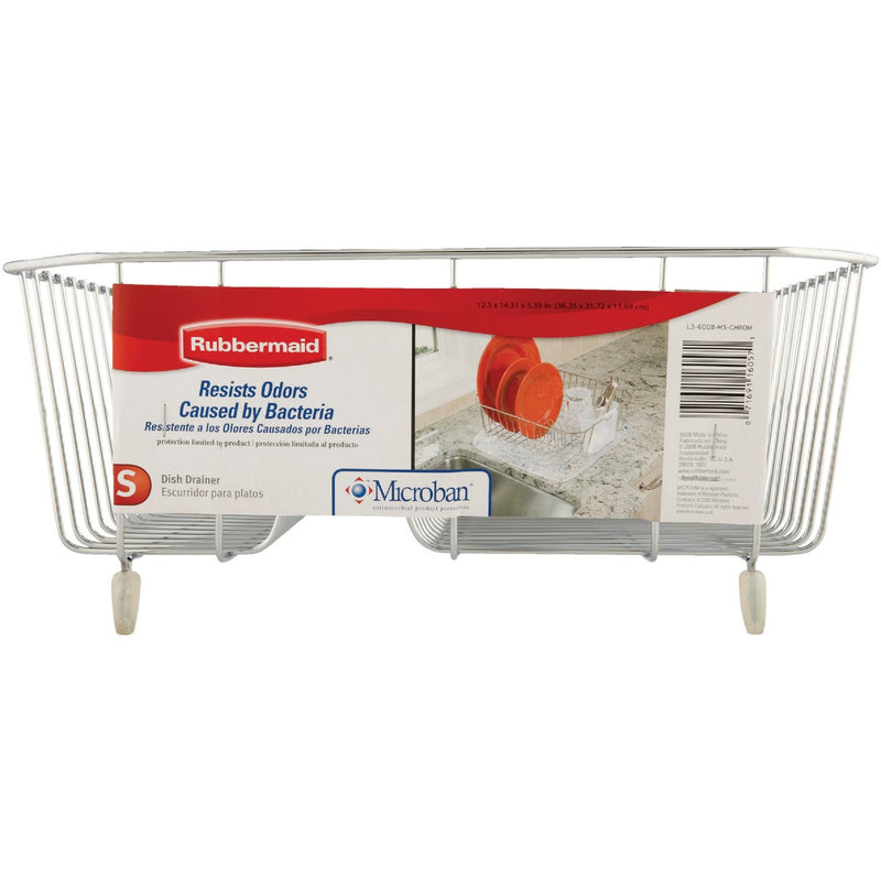 Rubbermaid 12.49 In. x 14.31 In. Chrome Wire Sink Dish Drainer