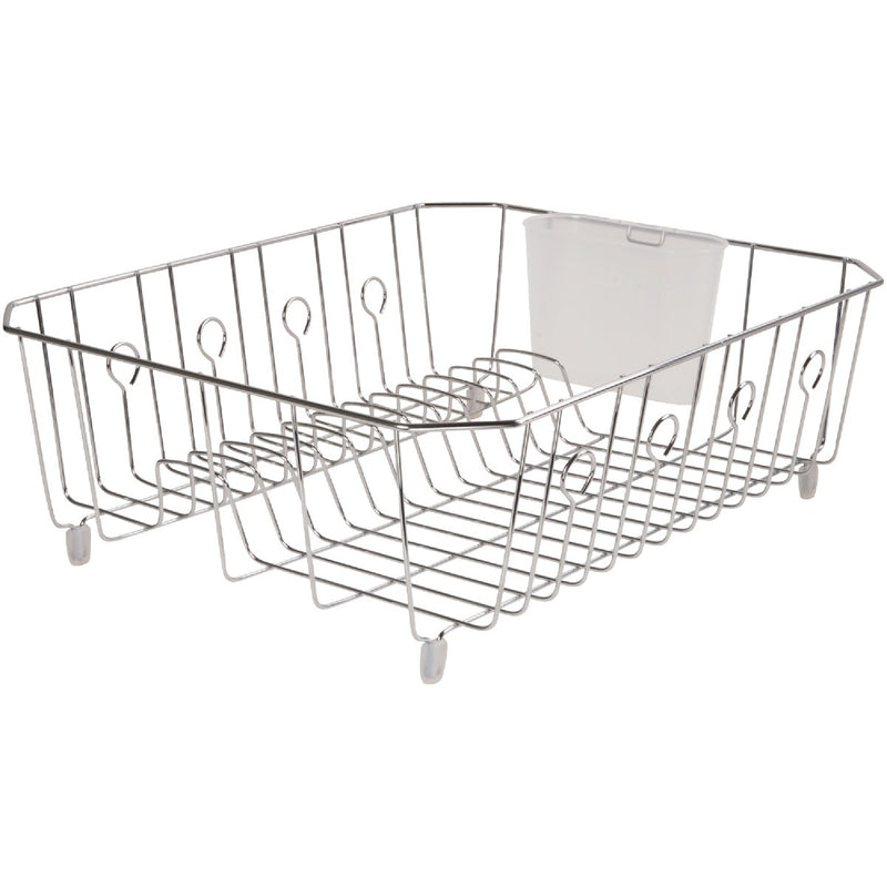 Rubbermaid 13.81 In. x 17.62 In. Chrome Wire Sink Dish Drainer