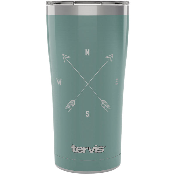 Tervis Simple Compass 20 Oz. Stainless Steel Tumbler with Slider Lid