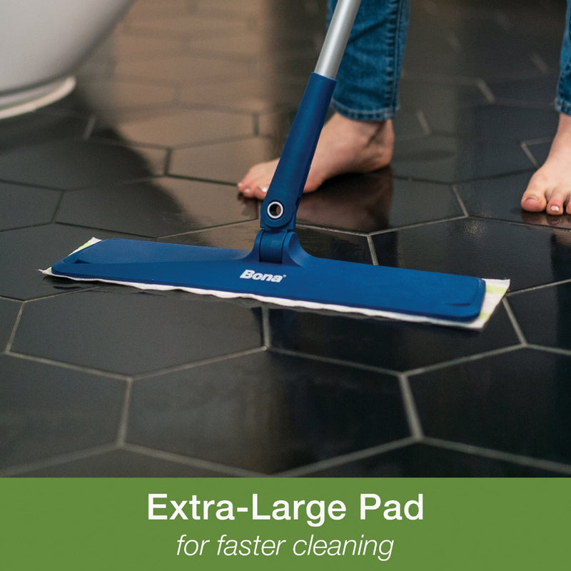 Bona Express 5 In. W. x 17 In. L. Wet Hard Surface Floor Disposable Cleaning Pad (12-Count)