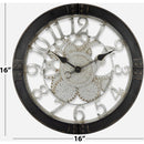 Westclox 16 In. Open Gears Wall Clock