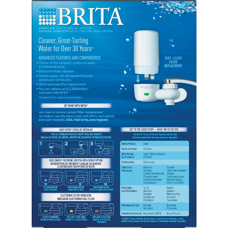 Brita On Tap System Faucet Mount Water Filter