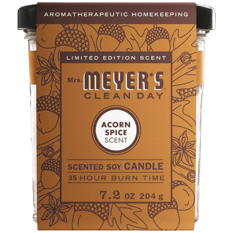 Mrs. Meyer's Clean Day 7.2 Oz. Acorn Spice Large Soy Candle