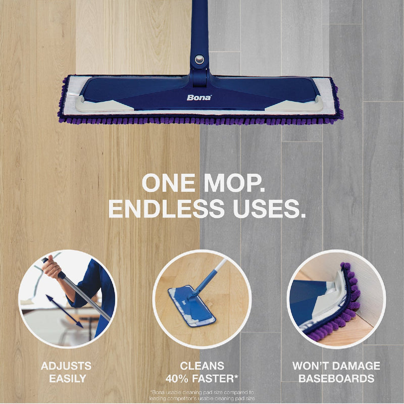 Bona Microfiber Mop w/Sweeping Pad