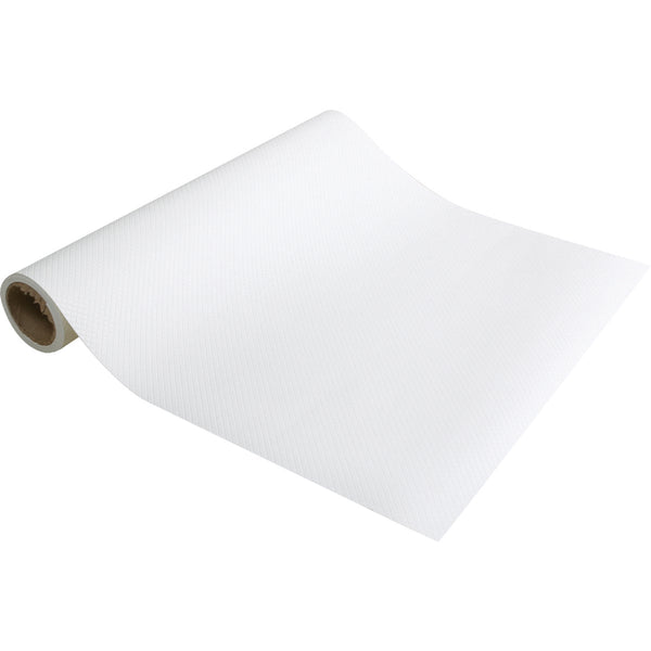 Con-Tact 12 In. x 5 Ft. White Non-Adhesive Shelf Liner