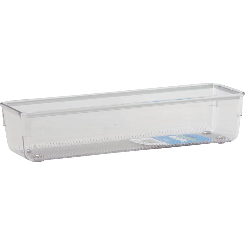 iDesign Linus 3 In. x 9 In. x 2 In. Clear Drawer Organizer